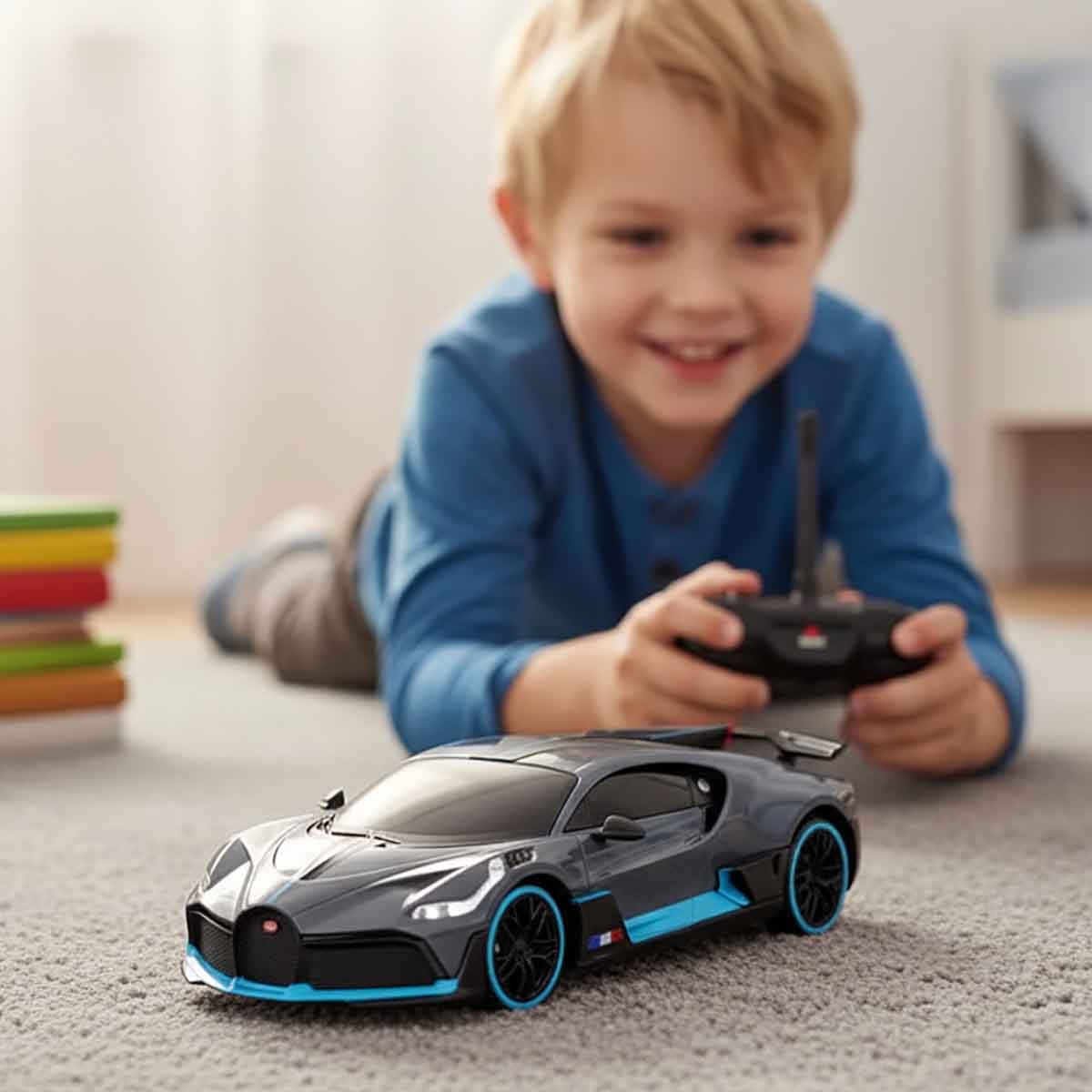 مايستو سيارة آر سي بوغاتي ديفو متعددة الألوان بمقياس 1:24 للأولاد، 5-7 سنوات