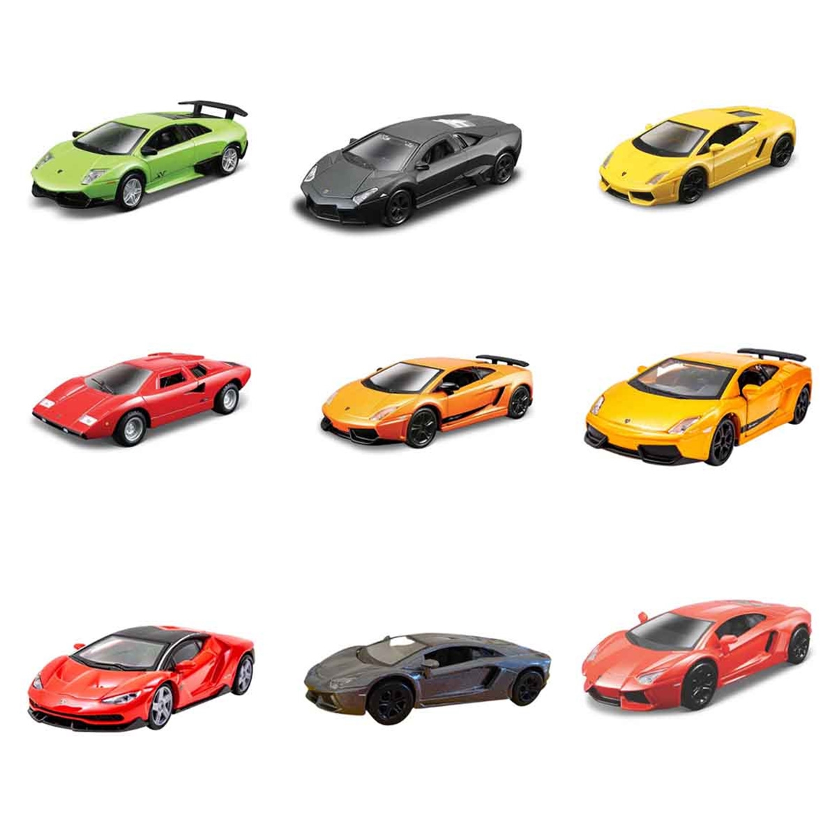 مايستو سيارات دايكاست لامبورغيني باور ريسر متنوعة للأولاد، 3-4 سنوات