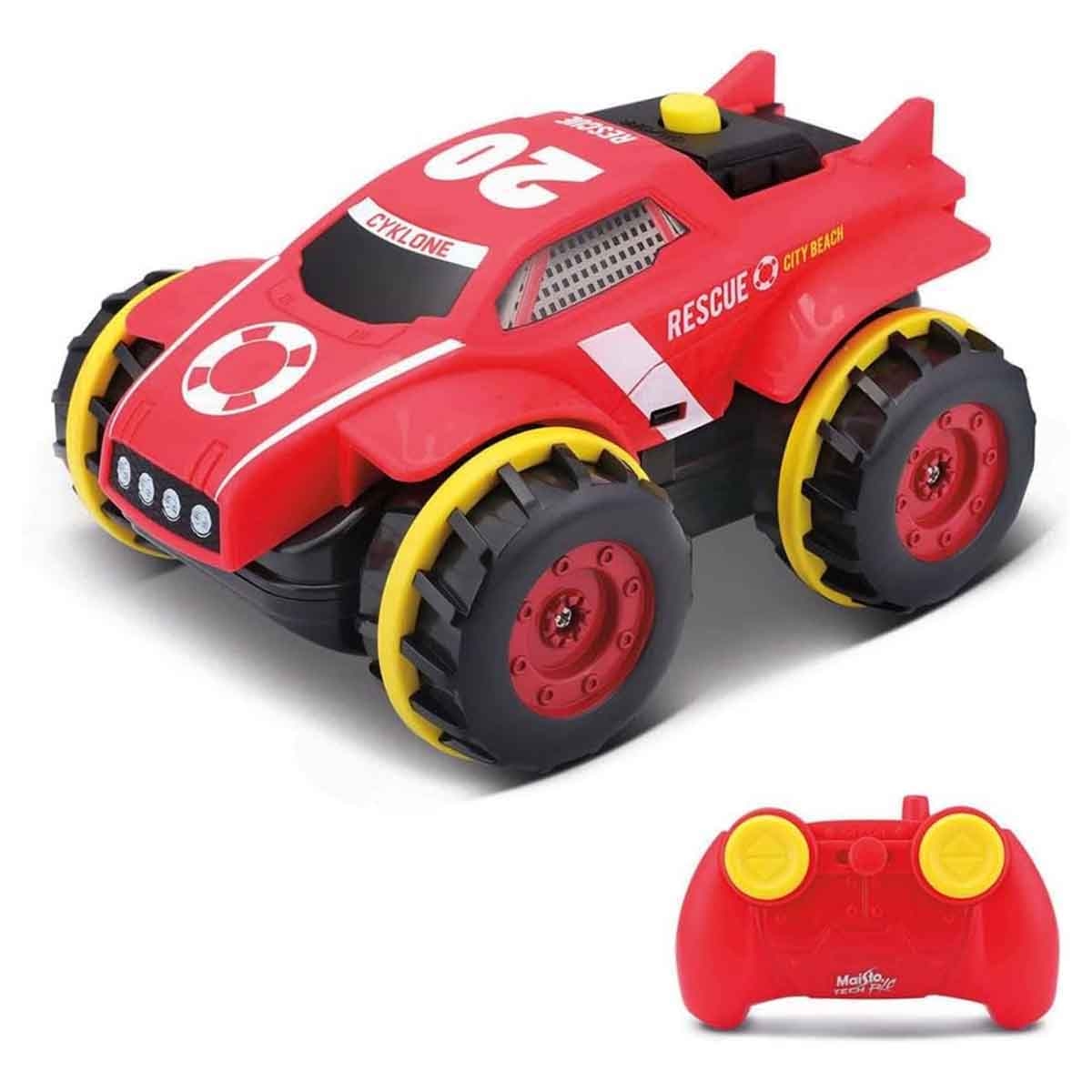 مايستو سيارة تحكم عن بعد سيكلون أكوا تريـد حمراء للأولاد 5-7 سنوات