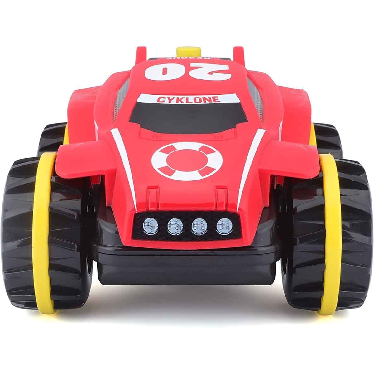 مايستو سيارة سيكلون أكوا ترياد حمراء بتحكم عن بعد للأولاد، من عمر 5 إلى 7 سنوات