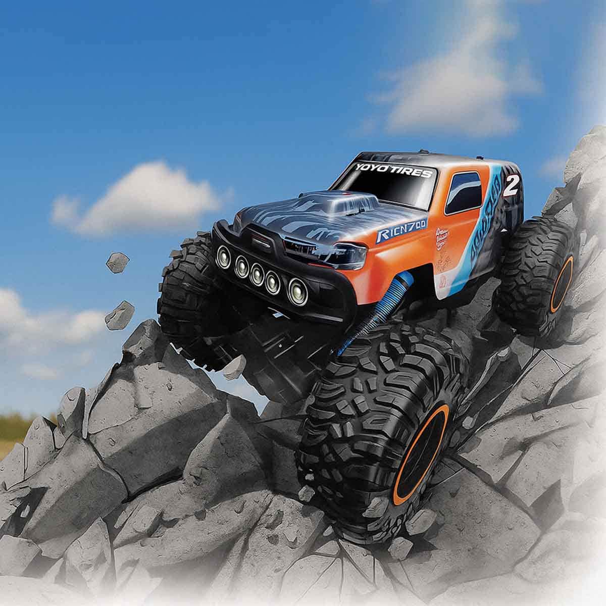 Maisto Rock Crawler Rockzilla R/C Car Boys, 8-10 Years