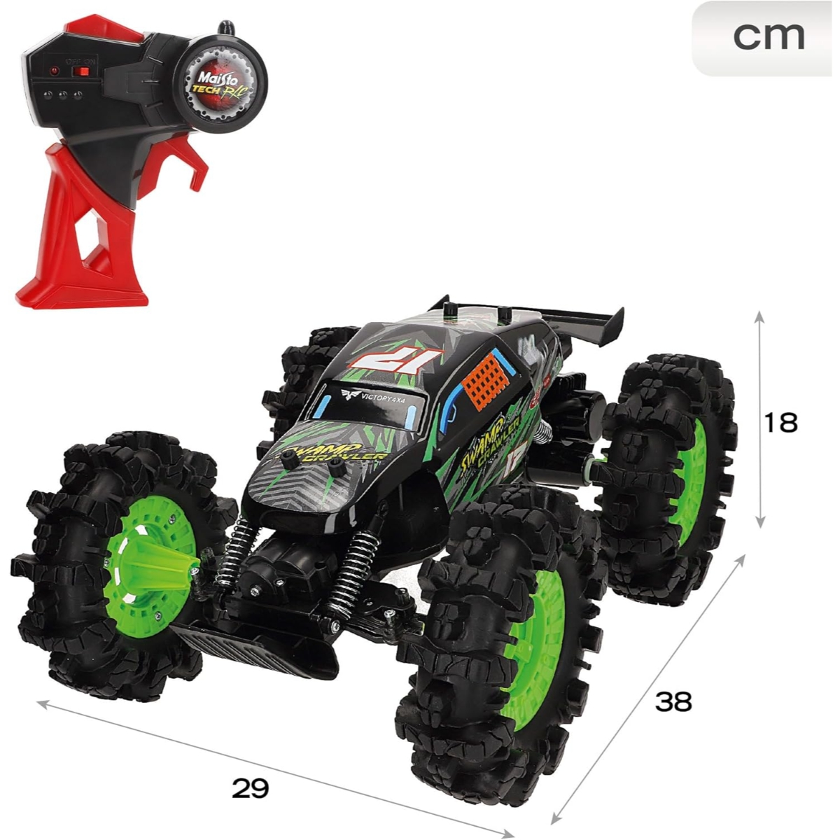 Maisto Swamp Crawler R/C Car Boys, 8-10 Years