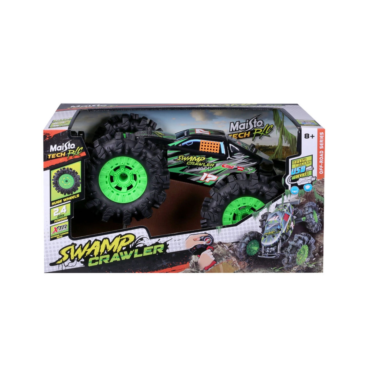 Maisto Swamp Crawler R/C Car Boys, 8-10 Years