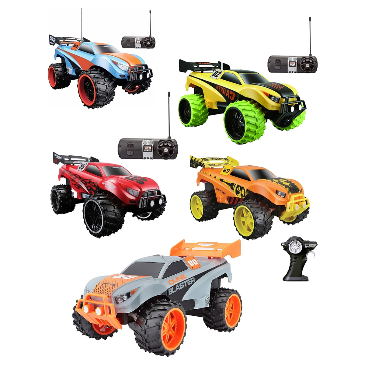 Maisto Tech R/C 1:16 Scale 2.4GHz Assorted Off-Road Dune Blaster Unisex, 8-10 Years