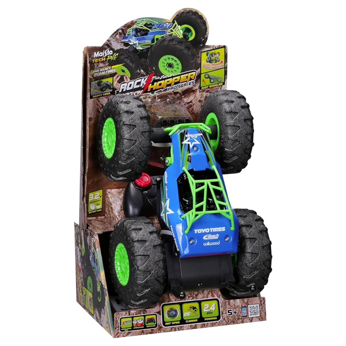 Maisto Tech R/C 2.4GHz Pro Series Rock Hopper Unisex, 5-7 Years