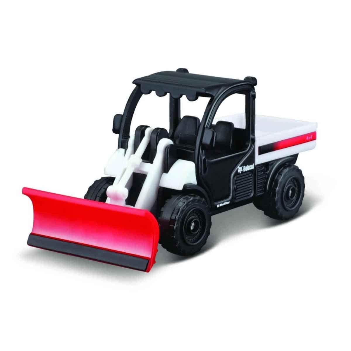 Maisto Volvo & Bobcat Mini Vehicle with Build-N-Play Construction Playset Bundle Boys, 3-4 Years