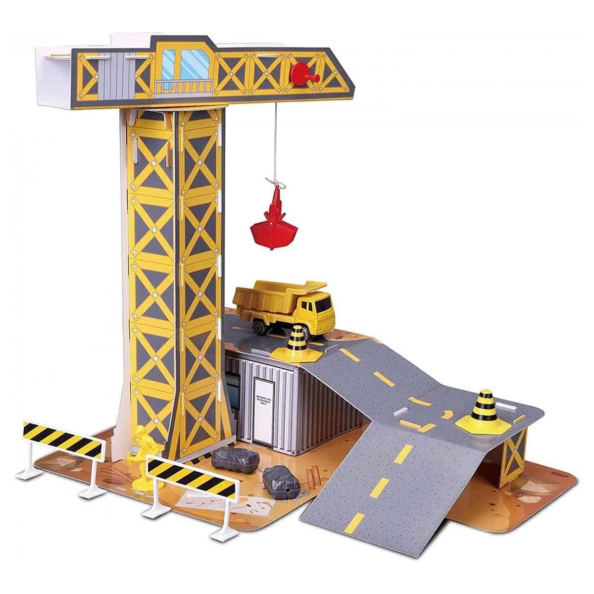 Maisto Volvo & Bobcat Mini Vehicle with Build-N-Play Construction Playset Bundle Boys, 3-4 Years