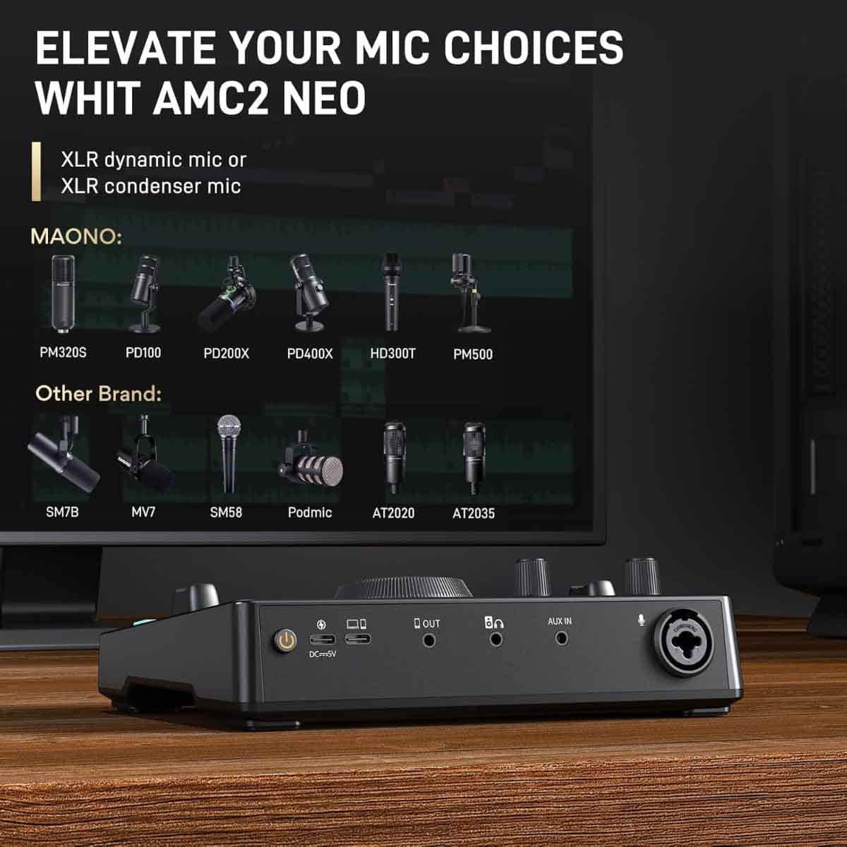 Maonocaster AMC2 NEO Streaming Audio Mixer