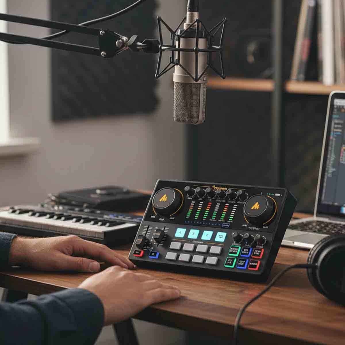 ماونوكاستر AME2 واجهة صوت للبودكاست