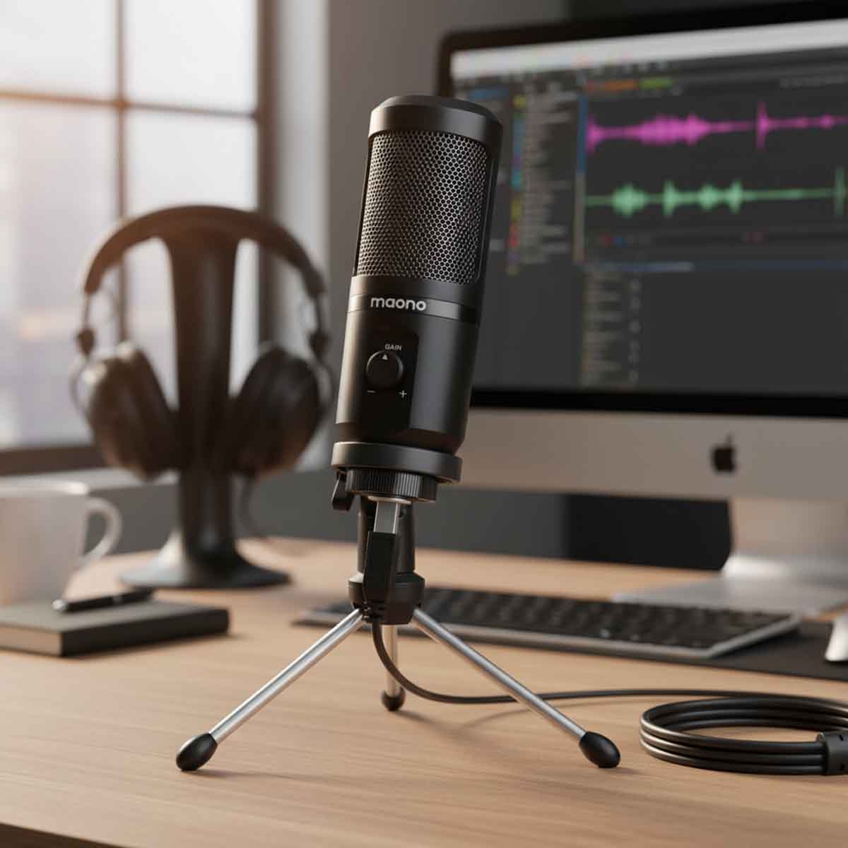 ماونوكاستر AU-PM461TR ميكروفون ألعاب USB