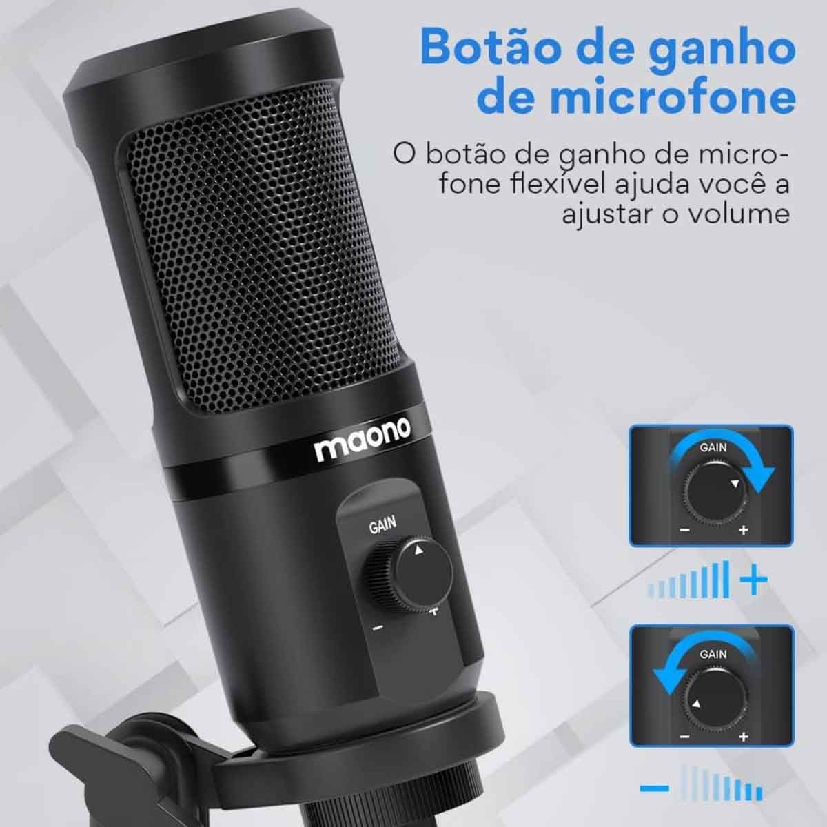 ماونوكاستر AU-PM461TR ميكروفون ألعاب USB