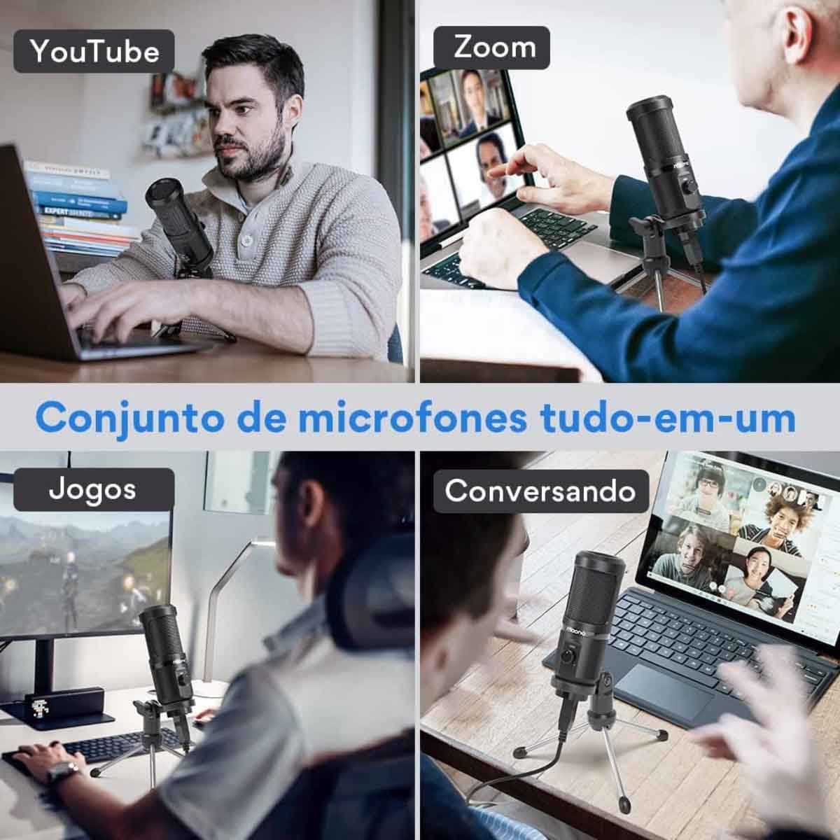 ماونوكاستر AU-PM461TR ميكروفون ألعاب USB