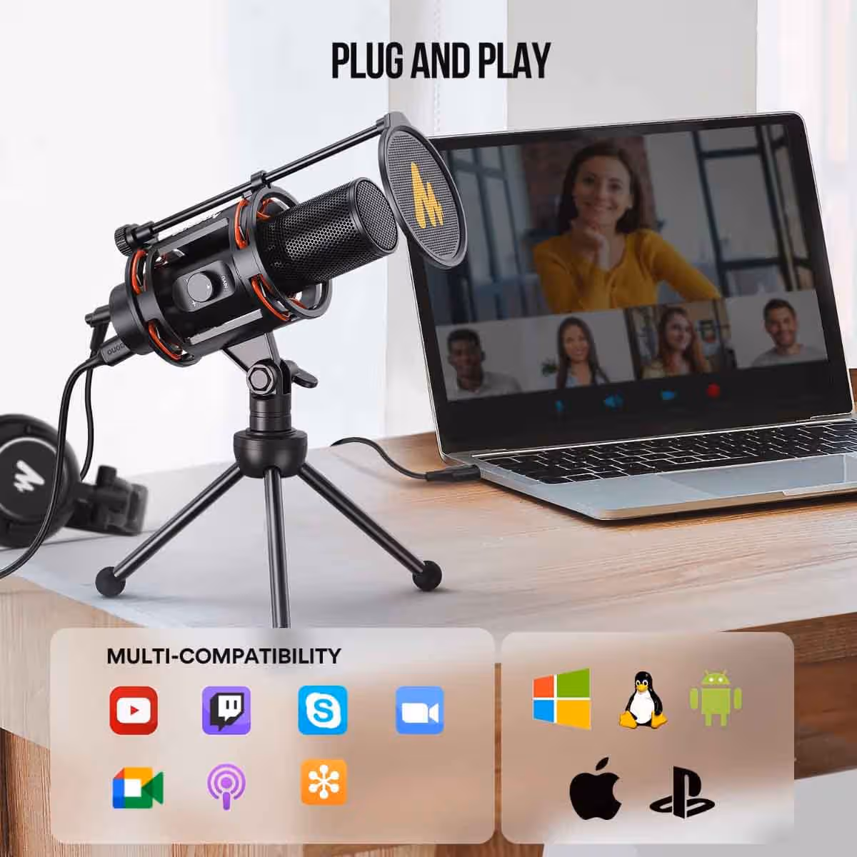 Maonocaster AU-PM471TS USB Studio Microphone