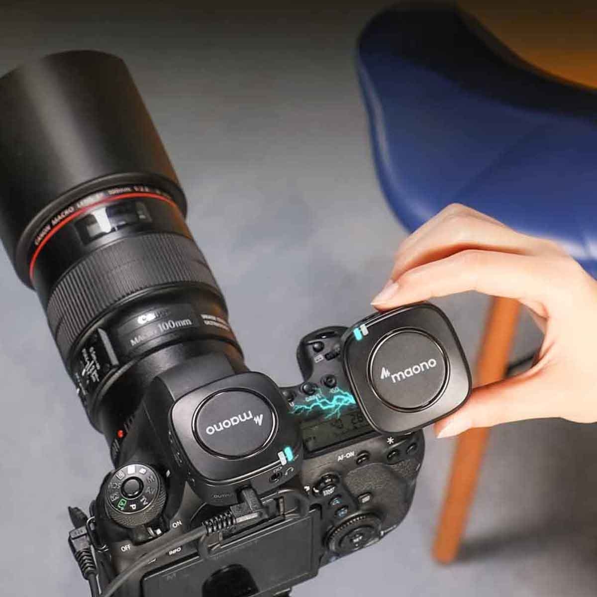 Maonocaster AU-WM820A2 Dual Person Lavalier Wireless Microphone