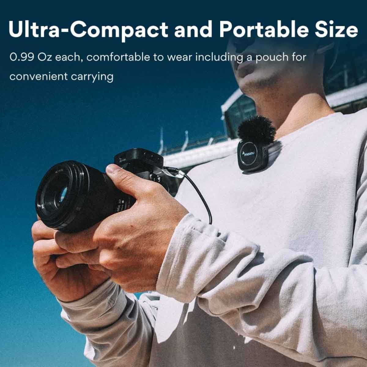 Maonocaster AU-WM820A2 Dual Person Lavalier Wireless Microphone