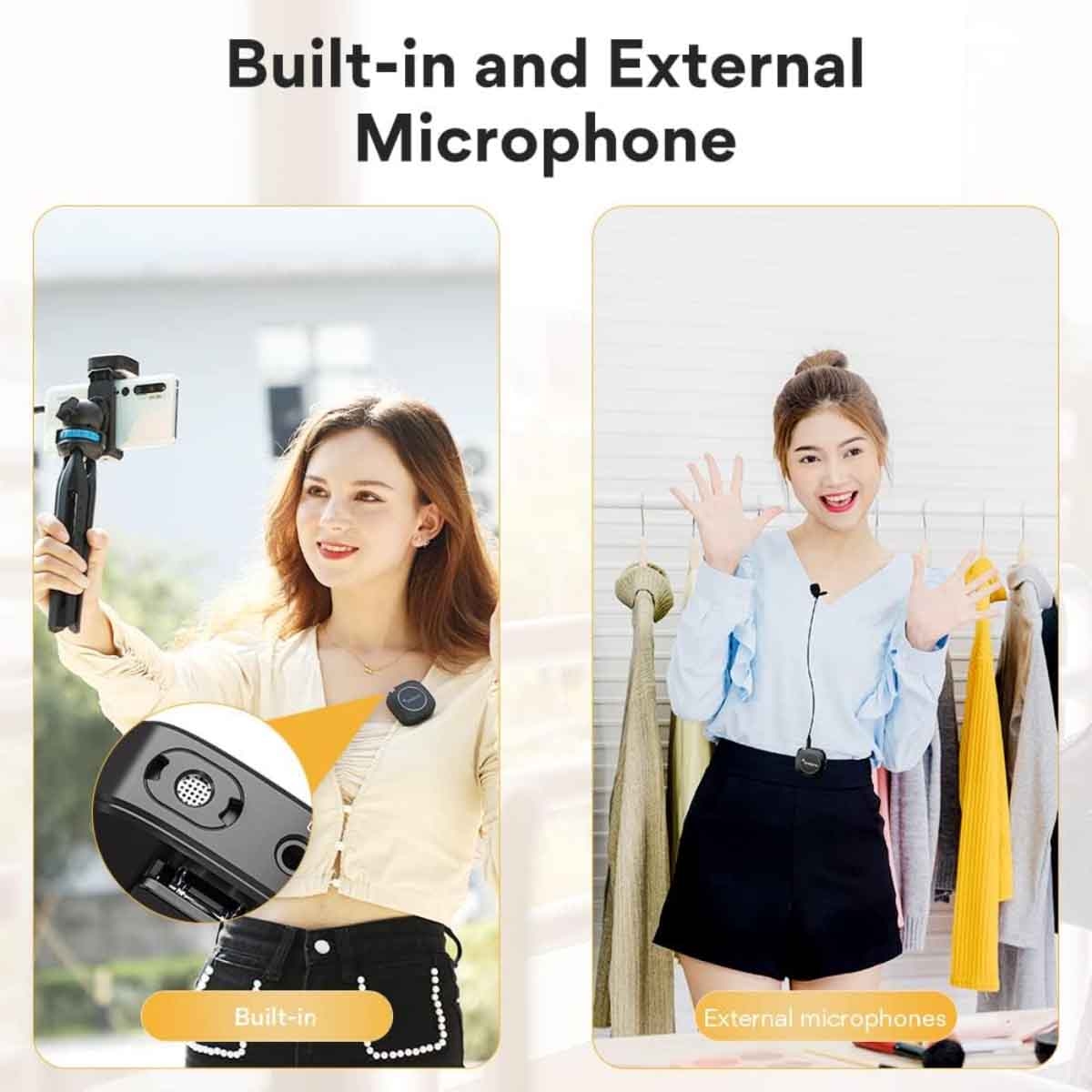 Maonocaster AU-WM820A2 Dual Person Lavalier Wireless Microphone