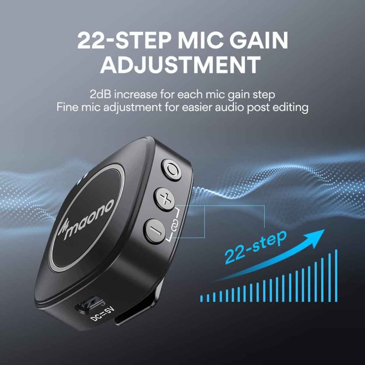 Maonocaster AU-WM820A2 Dual Person Lavalier Wireless Microphone