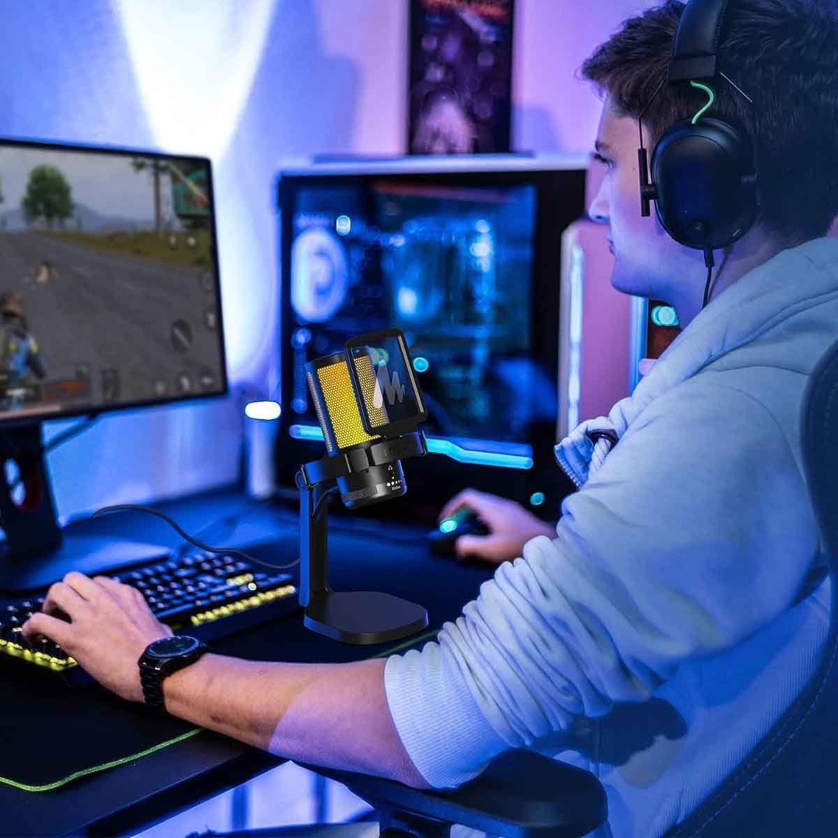 Maonocaster DM20 GamerWave USB RGB Gaming Microphone