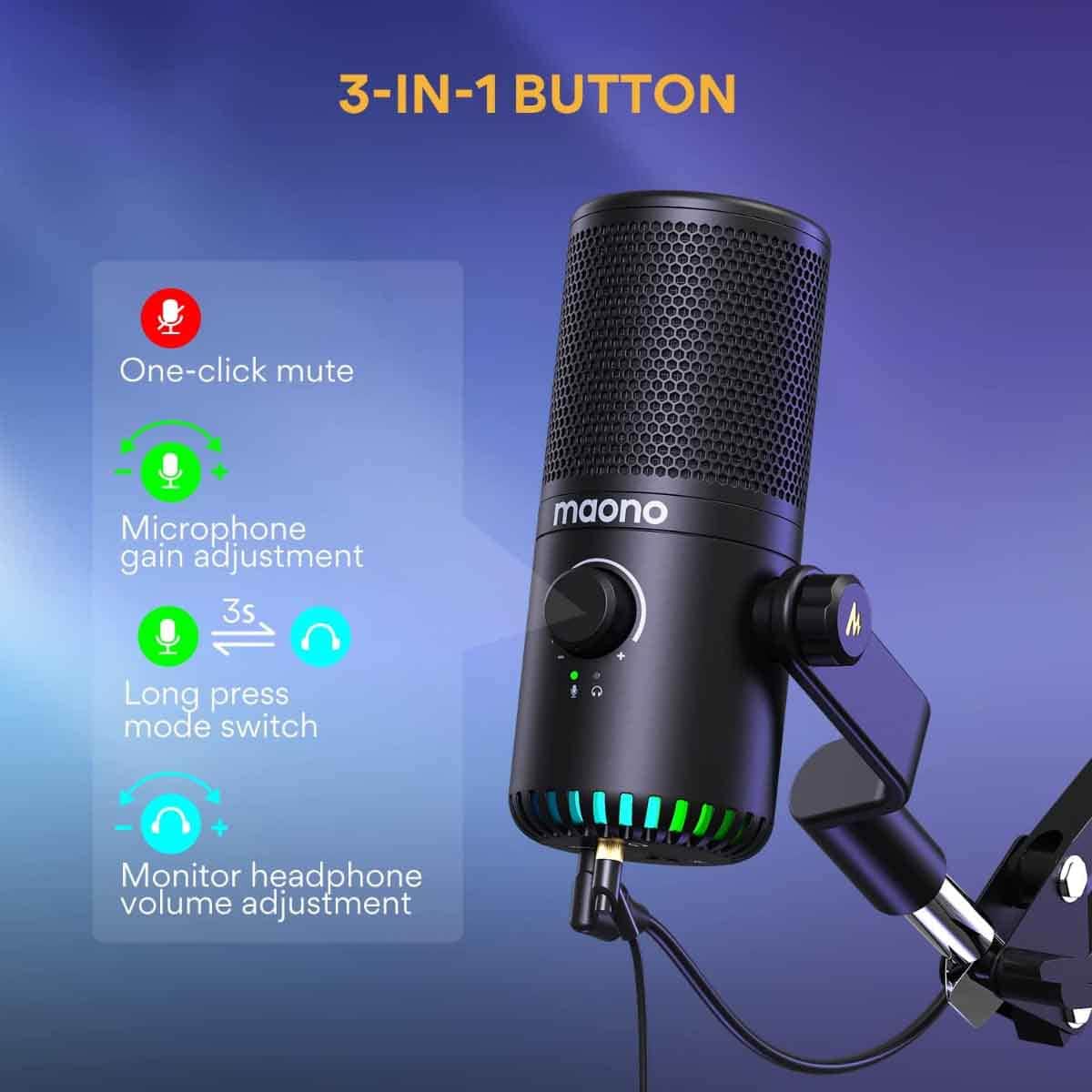 Maonocaster DM30 Programmable USB Condenser Microphone