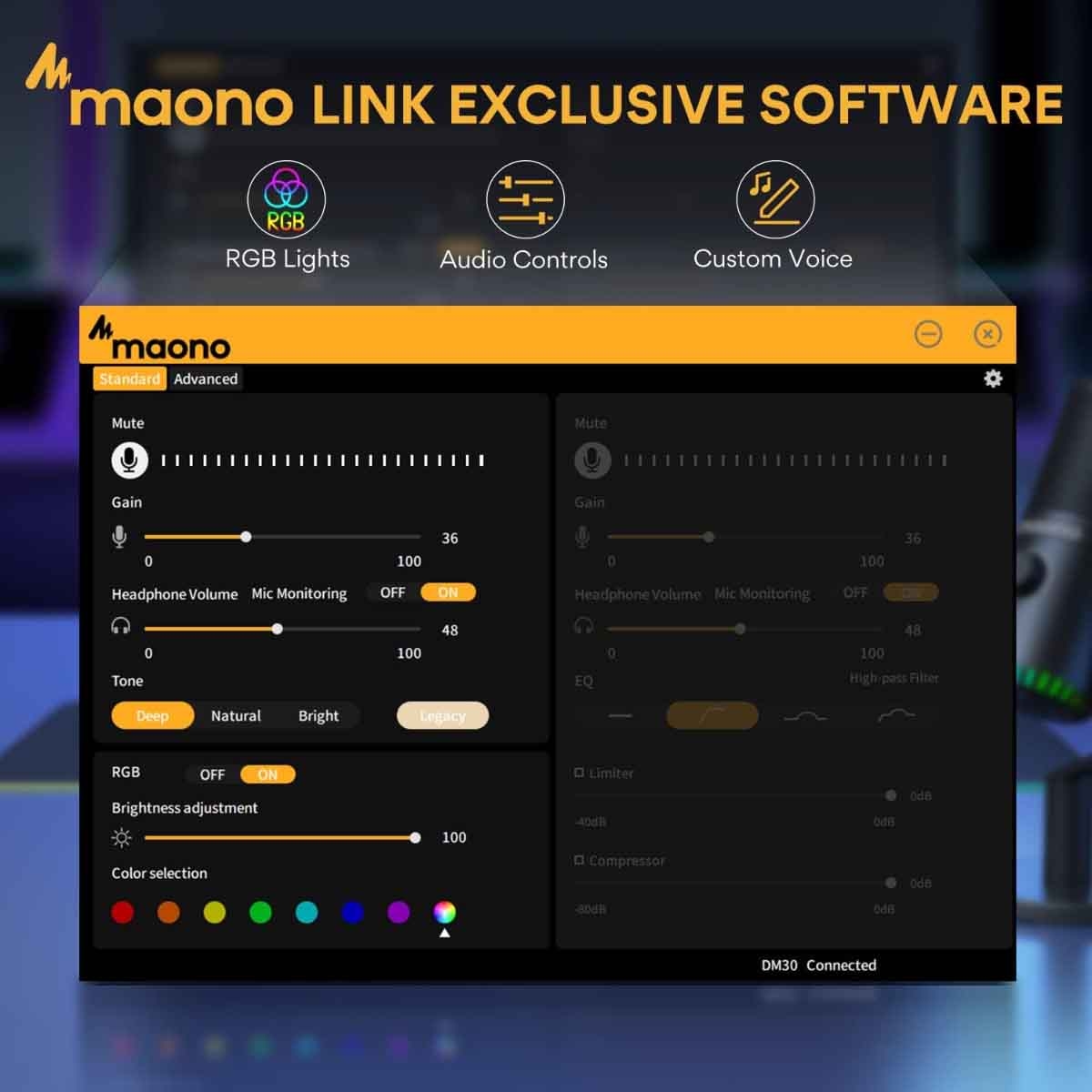 Maonocaster DM30 Programmable USB Condenser Microphone