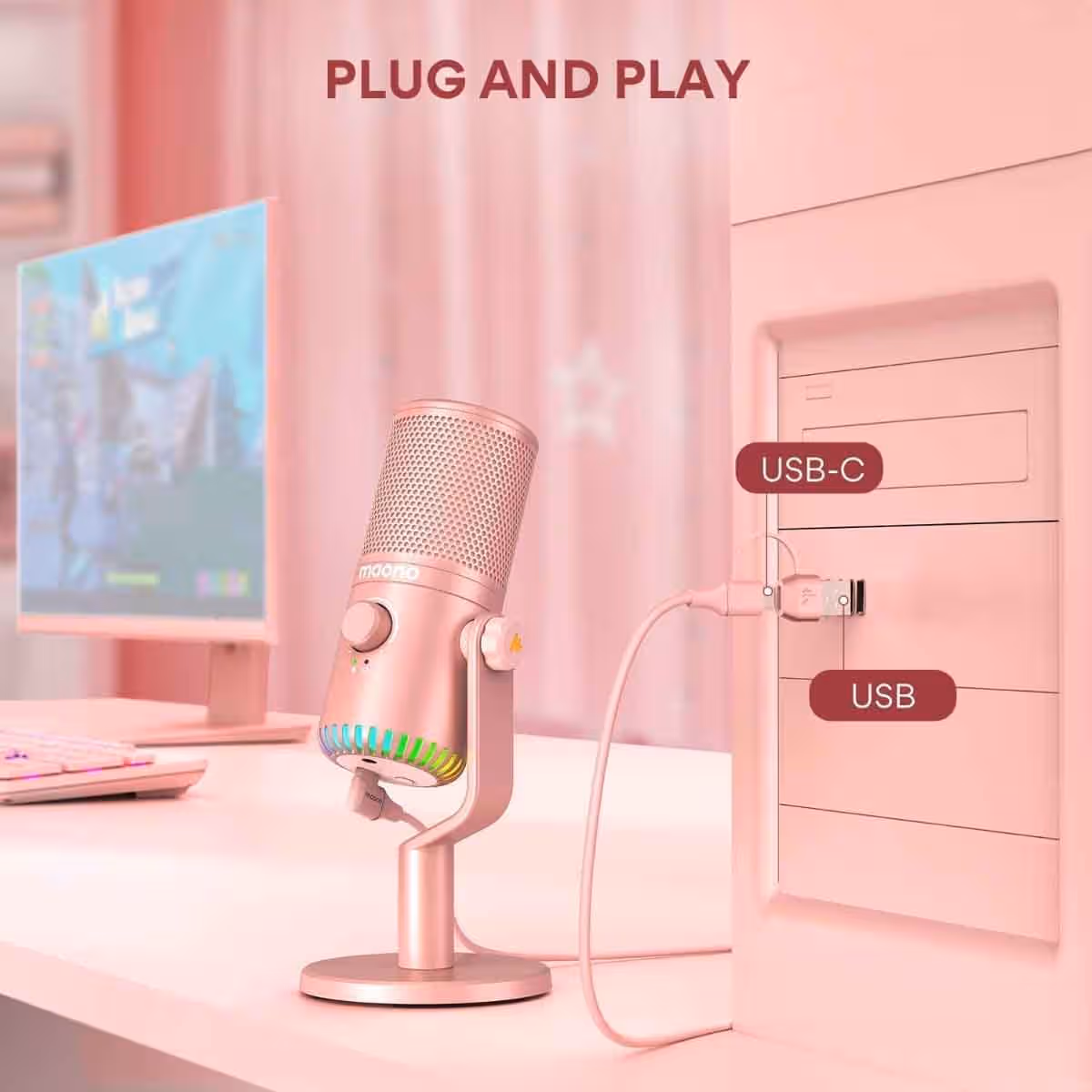 Maonocaster DM30 Programmable USB Condenser Microphone
