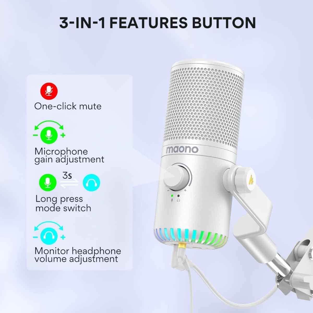 Maonocaster DM30 Programmable USB Condenser Microphone