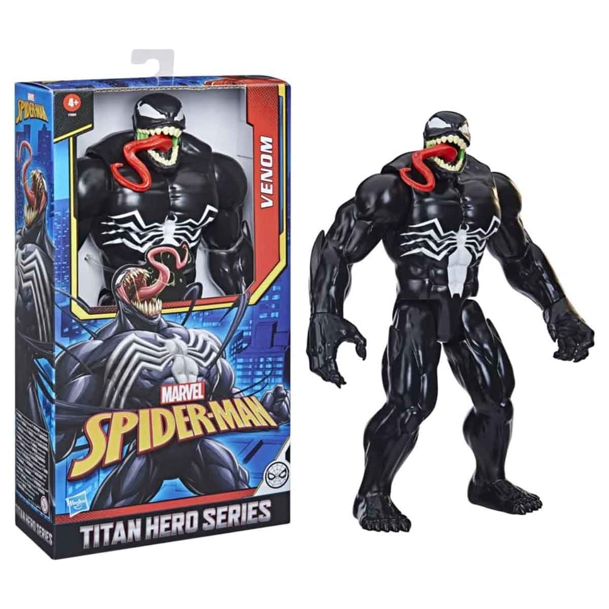 Marvel 12" Spider-Man Titan Hero Series Deluxe Venom Action Figure Unisex, 5-7 Years