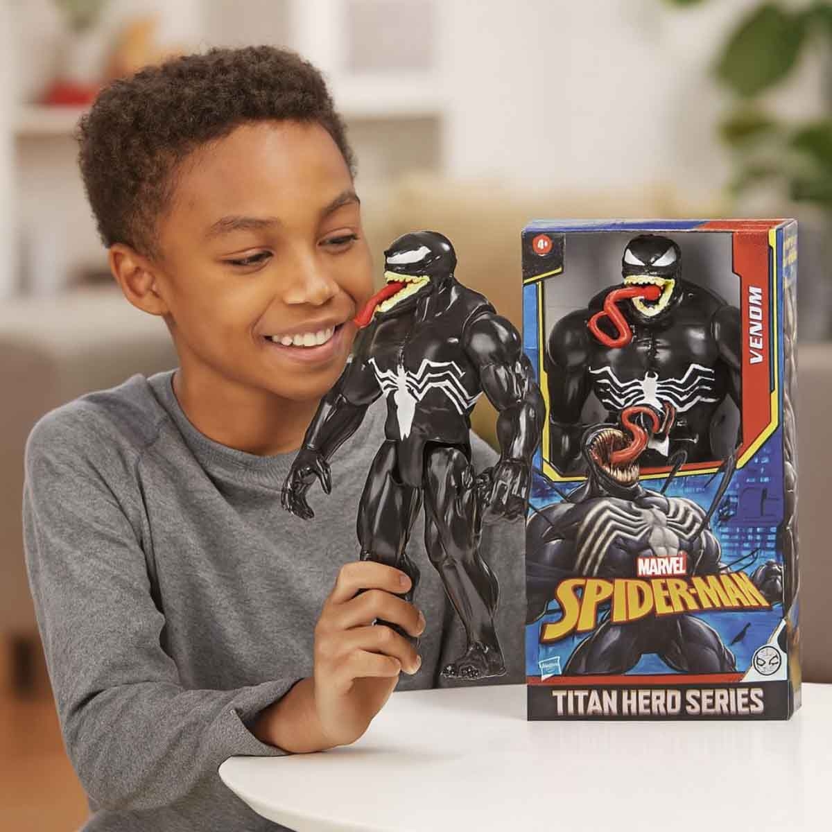 Marvel 12" Spider-Man Titan Hero Series Deluxe Venom Action Figure Unisex, 5-7 Years