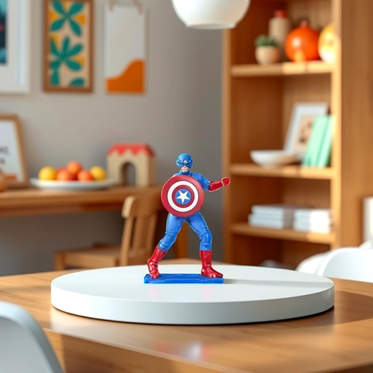 Marvel 2.5" Captain America Character Action Figure Unisex, 5-7 Years