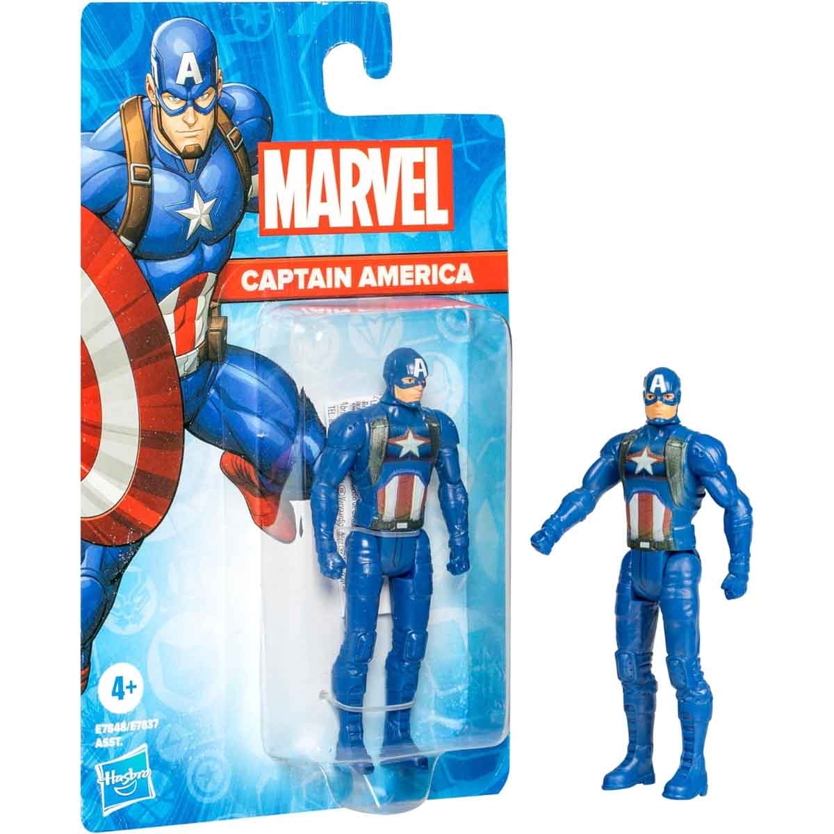 Marvel 3.75″ Avengers Captain America Action Figure Unisex, 5-7 Years