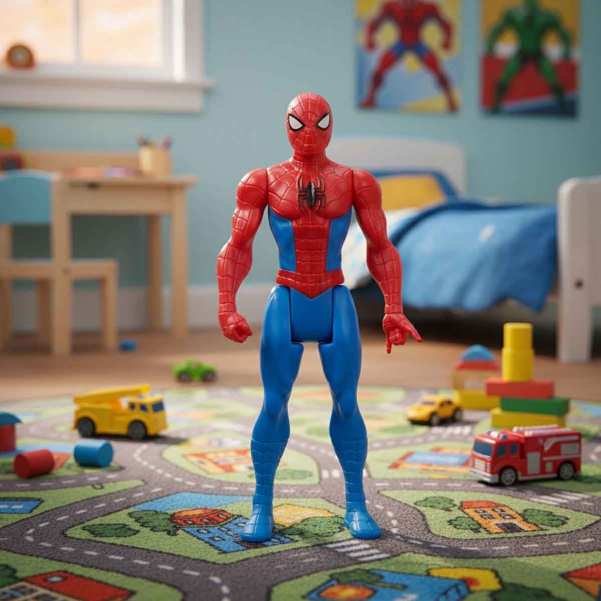 Marvel 3.75″ Avengers Spider-Man Action Figure Unisex, 5-7 Years