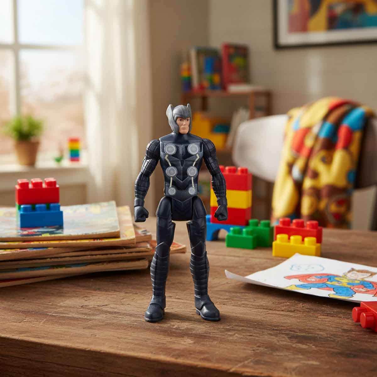 Marvel 3.75″ Avengers Thor Action Figure Unisex, 5-7 Years