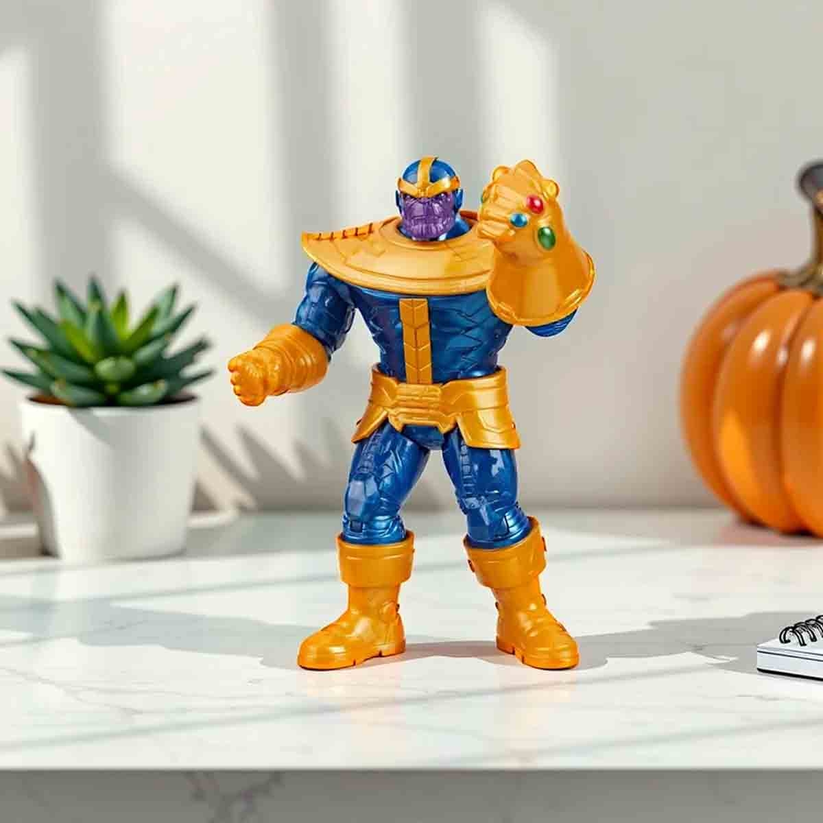 Marvel 4" Avengers Thanos Action Figure Unisex, 5-7 Years