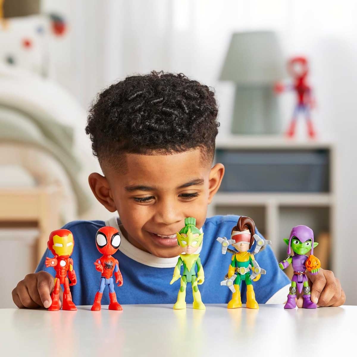 Marvel 5-Piece Spidey & His Amazing Friends & Foes Action Figure Set Unisex, 3-4 Years