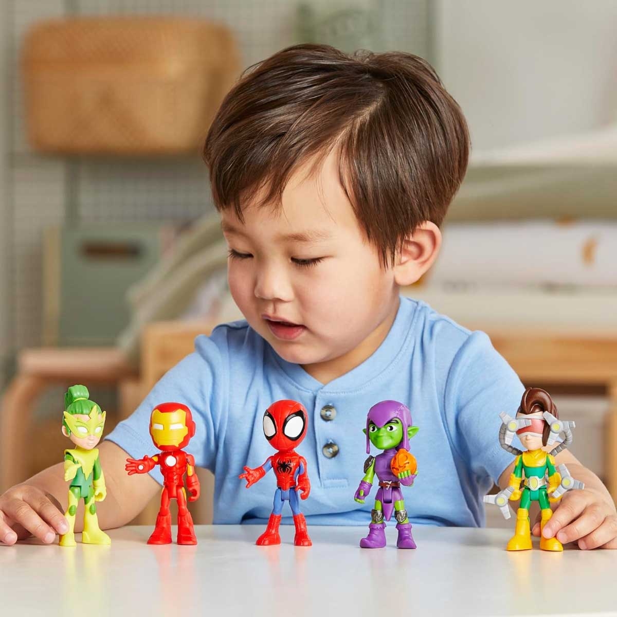 Marvel 5-Piece Spidey & His Amazing Friends & Foes Action Figure Set Unisex, 3-4 Years