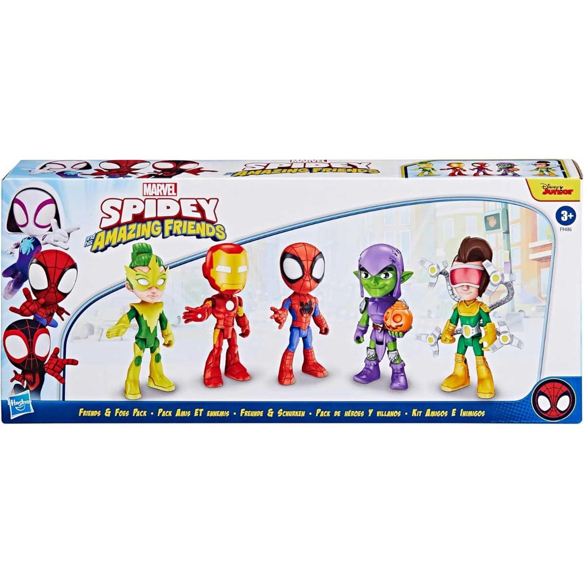 Marvel 5-Piece Spidey & His Amazing Friends & Foes Action Figure Set Unisex, 3-4 Years