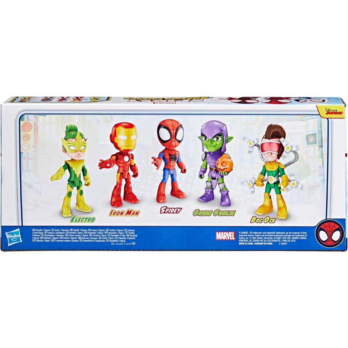 Marvel 5-Piece Spidey & His Amazing Friends & Foes Action Figure Set Unisex, 3-4 Years