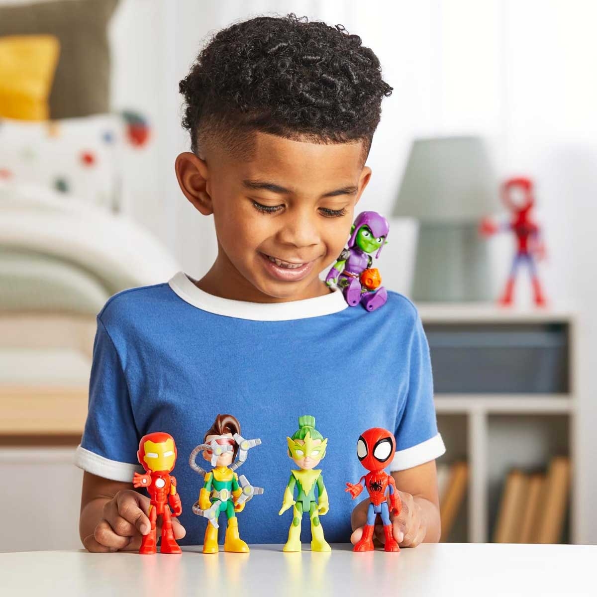 Marvel 5-Piece Spidey & His Amazing Friends & Foes Action Figure Set Unisex, 3-4 Years