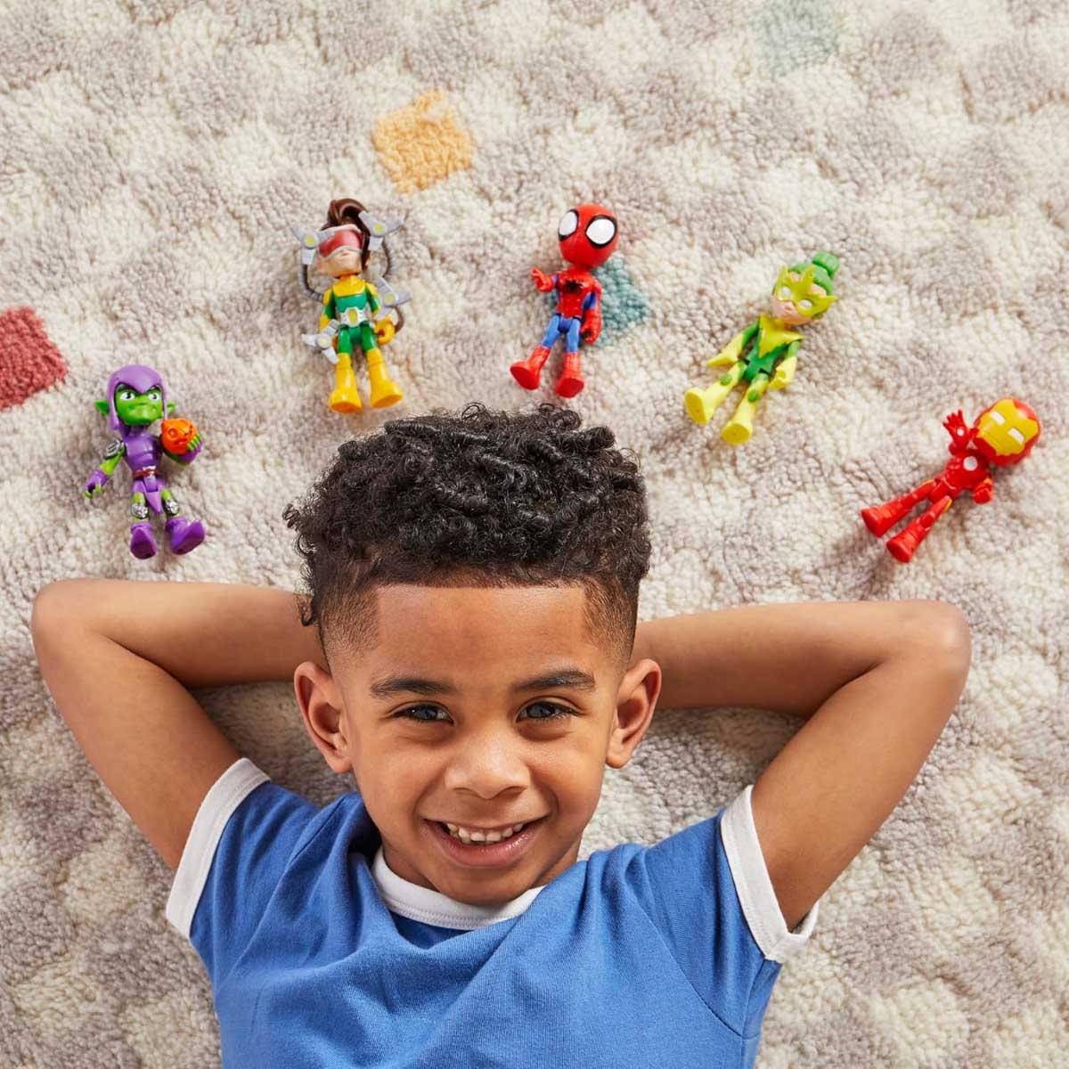 Marvel 5-Piece Spidey & His Amazing Friends & Foes Action Figure Set Unisex, 3-4 Years