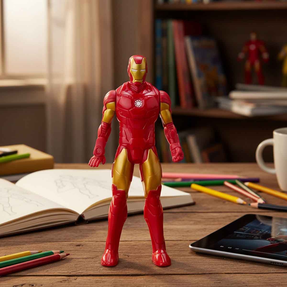 مارفل مجسّم آيرون مان 6 إنش للجنسين، 5-7 سنوات