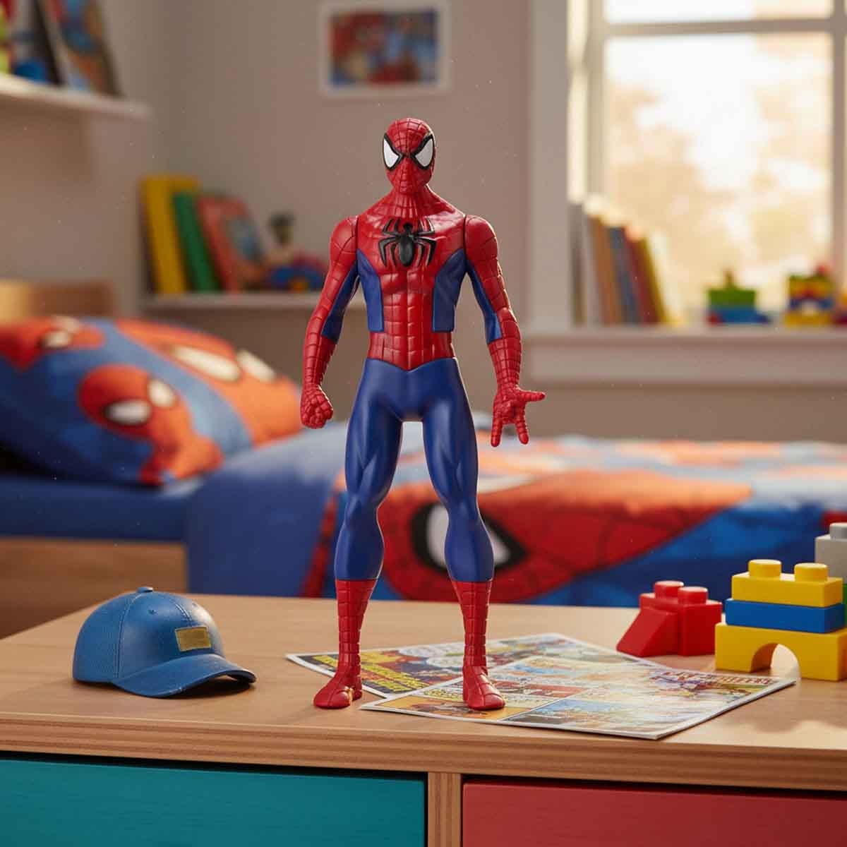 Marvel 6″ Spider-Man Action Figure Unisex, 5-7 Years