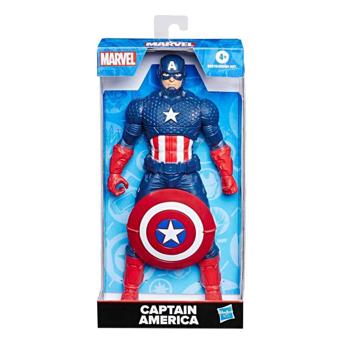 Marvel 9.5″ Captain America Action Figure Unisex, 3-4 Years