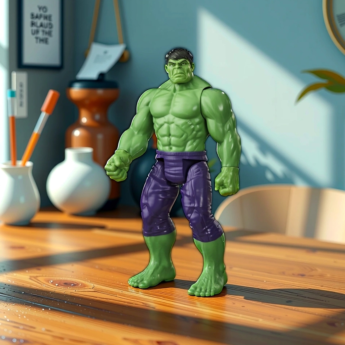 Marvel Avengers 12″ Titan Hero Series Hulk Action Figure Unisex, 5-7 Years