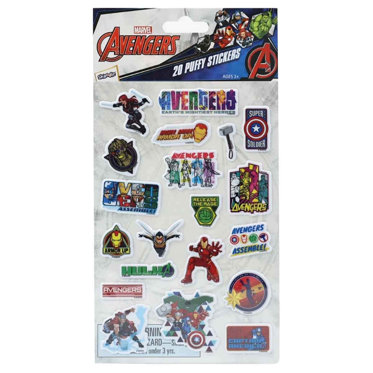 Marvel Avengers Activity Book + Grab & Go + Mini Play Pack + Coloring Pack with Pencil Box & Stickers Bundle