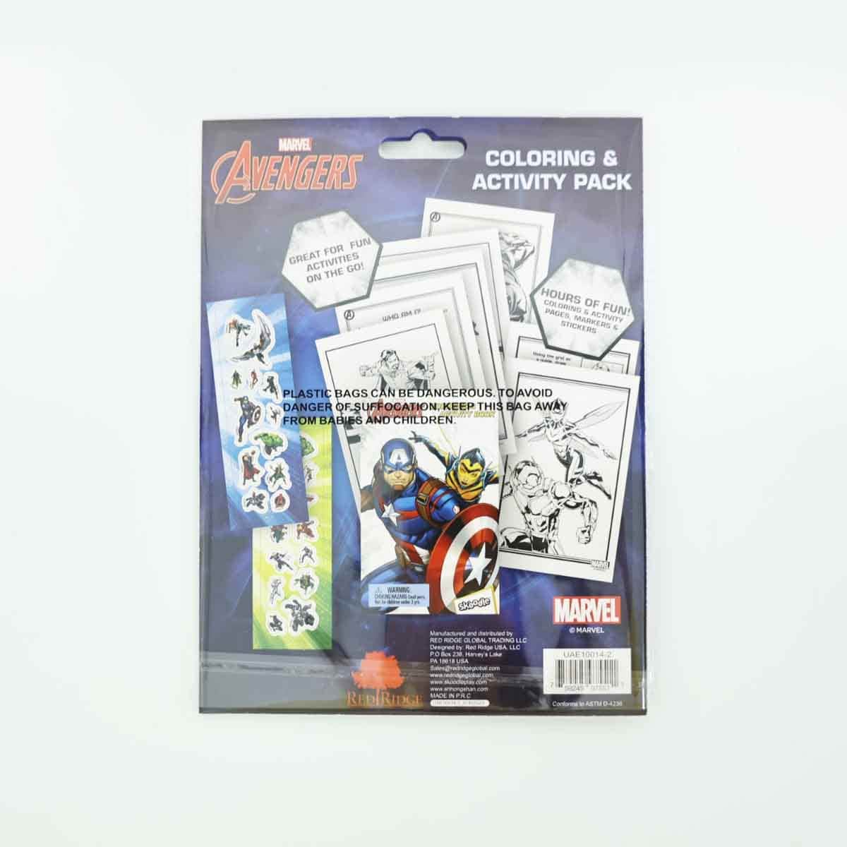 Marvel Avengers Coloring & Activity Pack Unisex, 3-4 Years