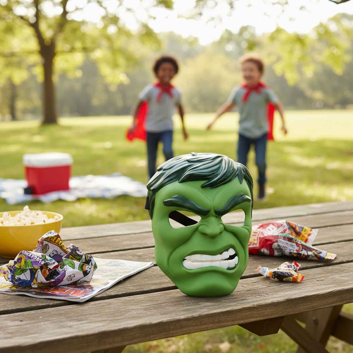 Marvel Avengers Hulk Basic Mask Boys, 5-7 Years