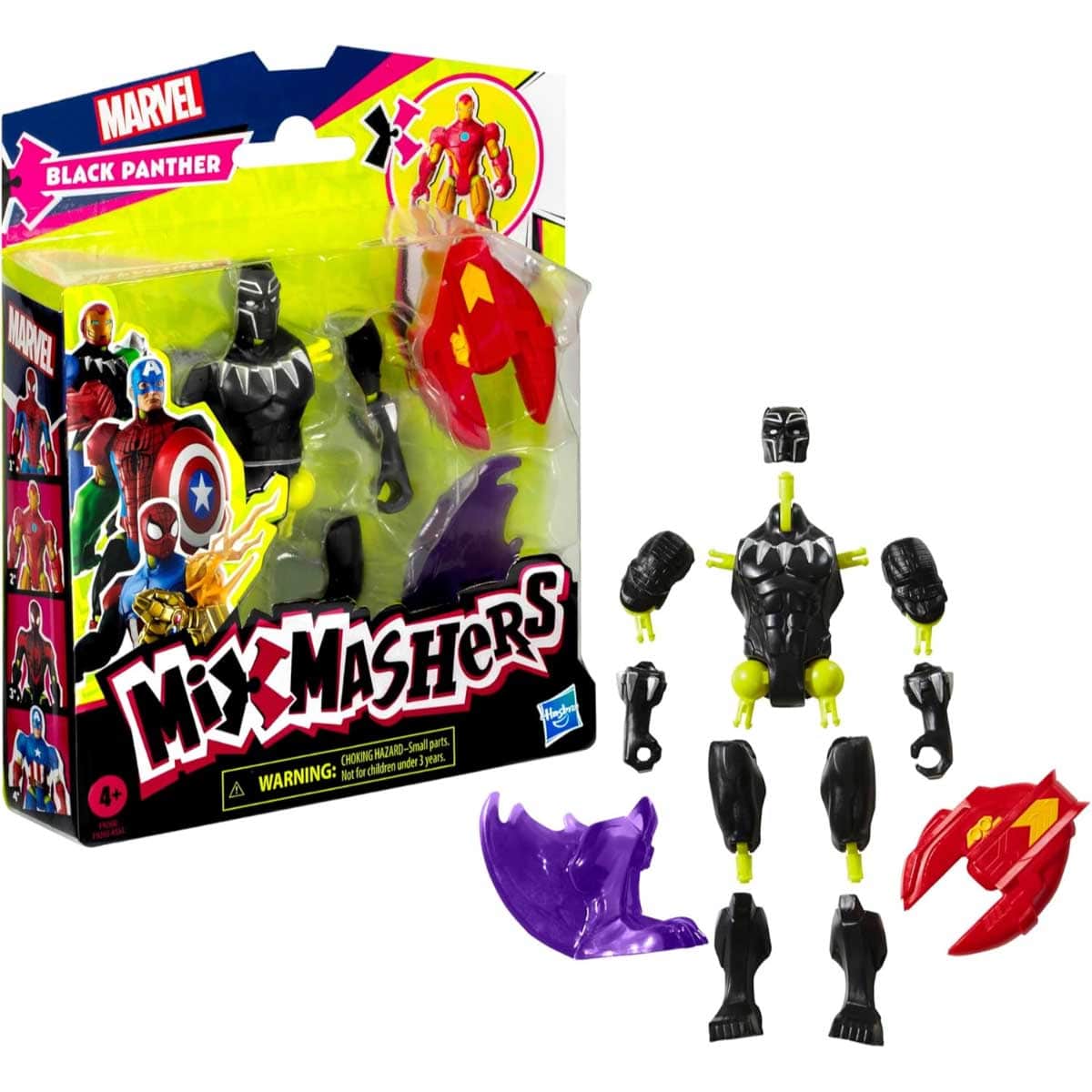 Marvel Avengers MixMashers Black Panther Action Figure Unisex, 5-7 Years