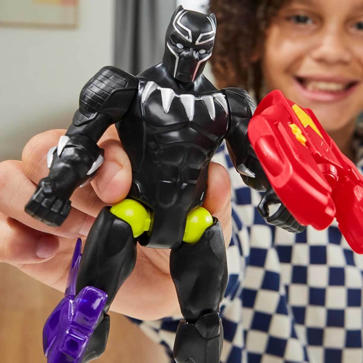 Marvel Avengers MixMashers Black Panther Action Figure Unisex, 5-7 Years