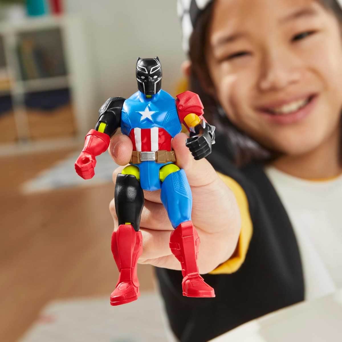 Marvel Avengers MixMashers Black Panther Action Figure Unisex, 5-7 Years