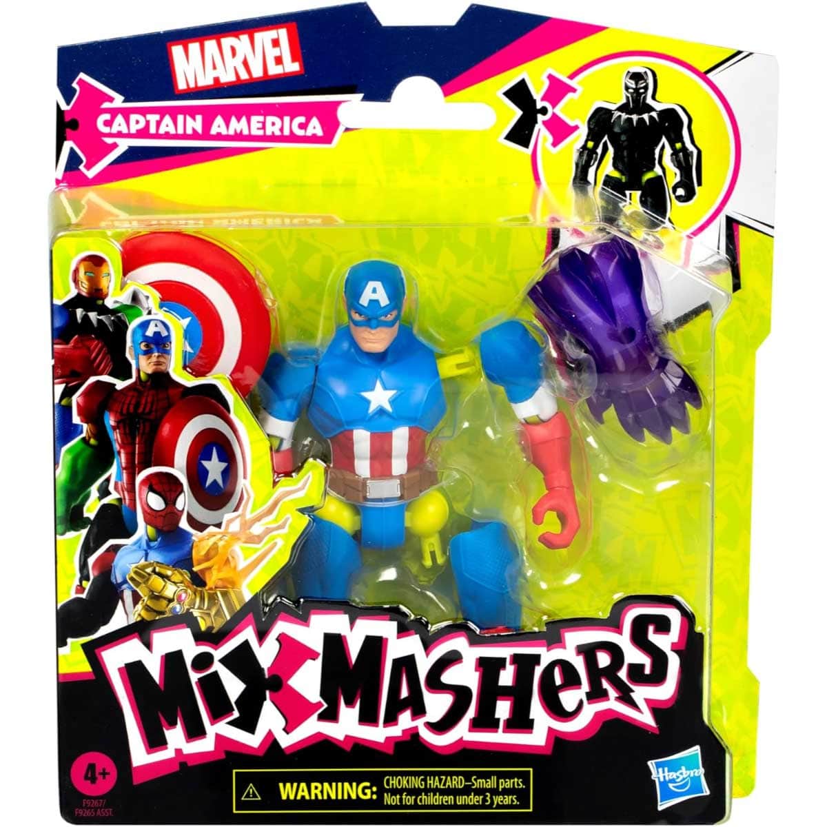 Marvel Avengers MixMashers Captain America Action Figure Unisex, 5-7 Years